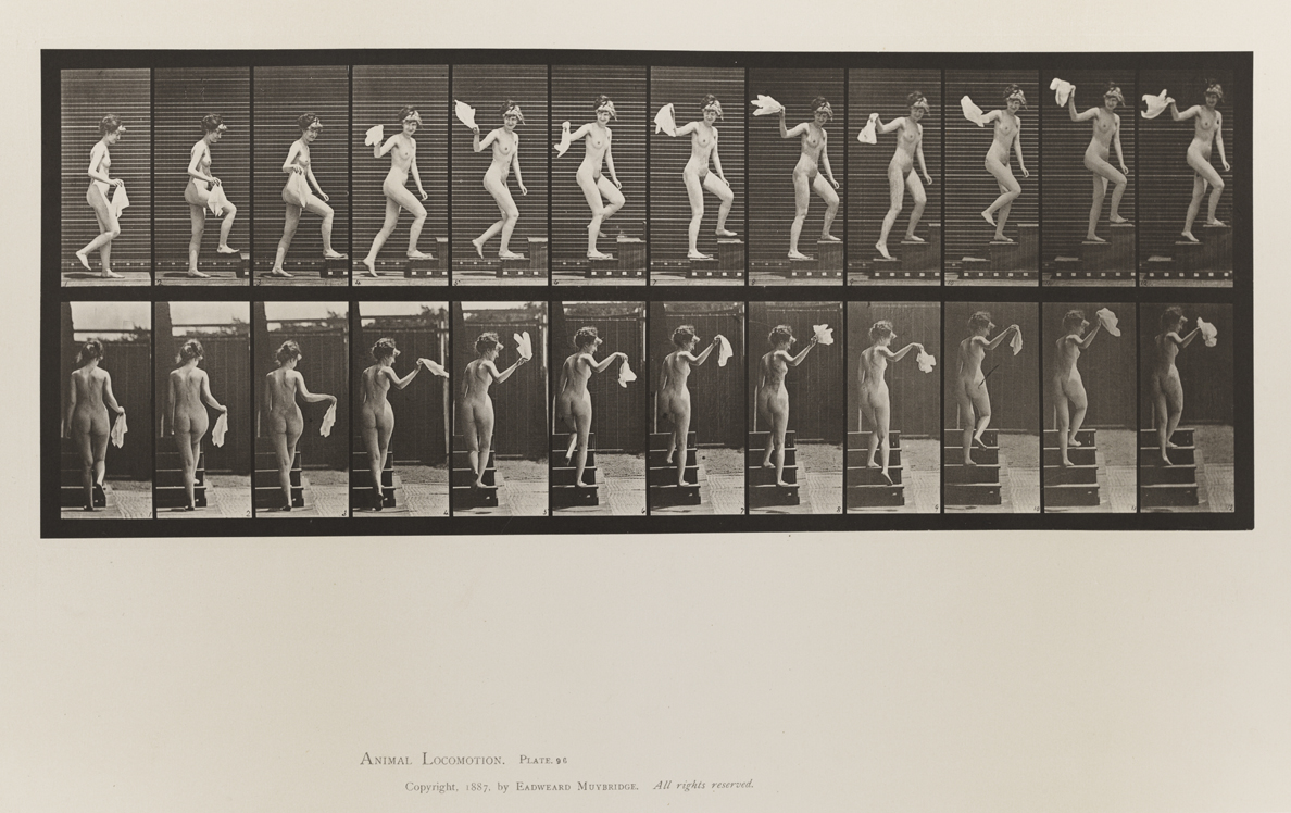 Animal Locomotion, Volume III, Women (Nude). Plate 96