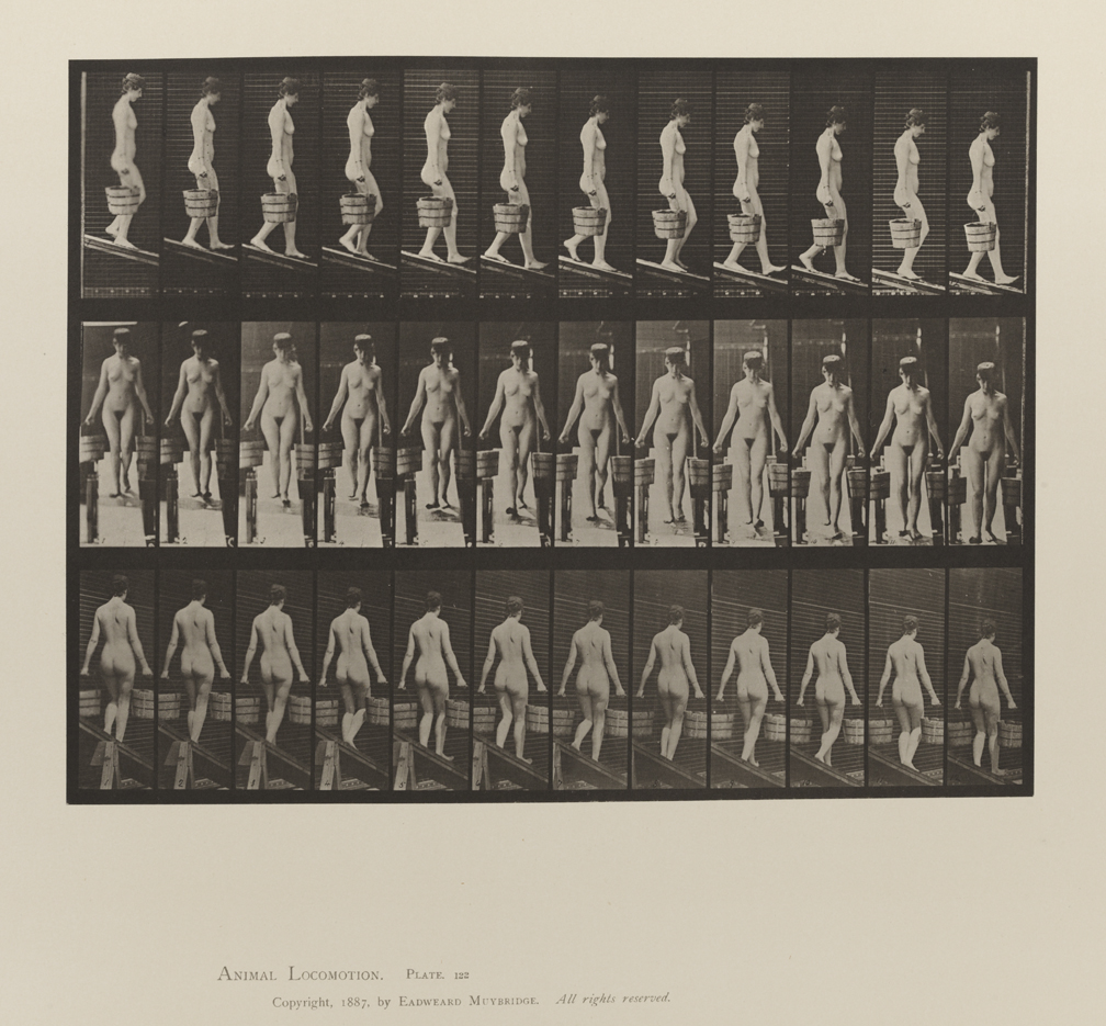 Animal Locomotion, Volume III, Women (Nude). Plate 122