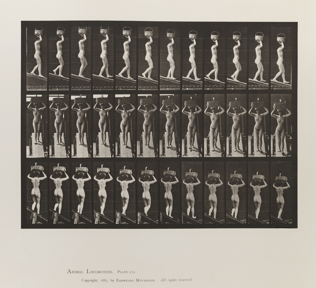 Animal Locomotion, Volume III, Women (Nude). Plate 124