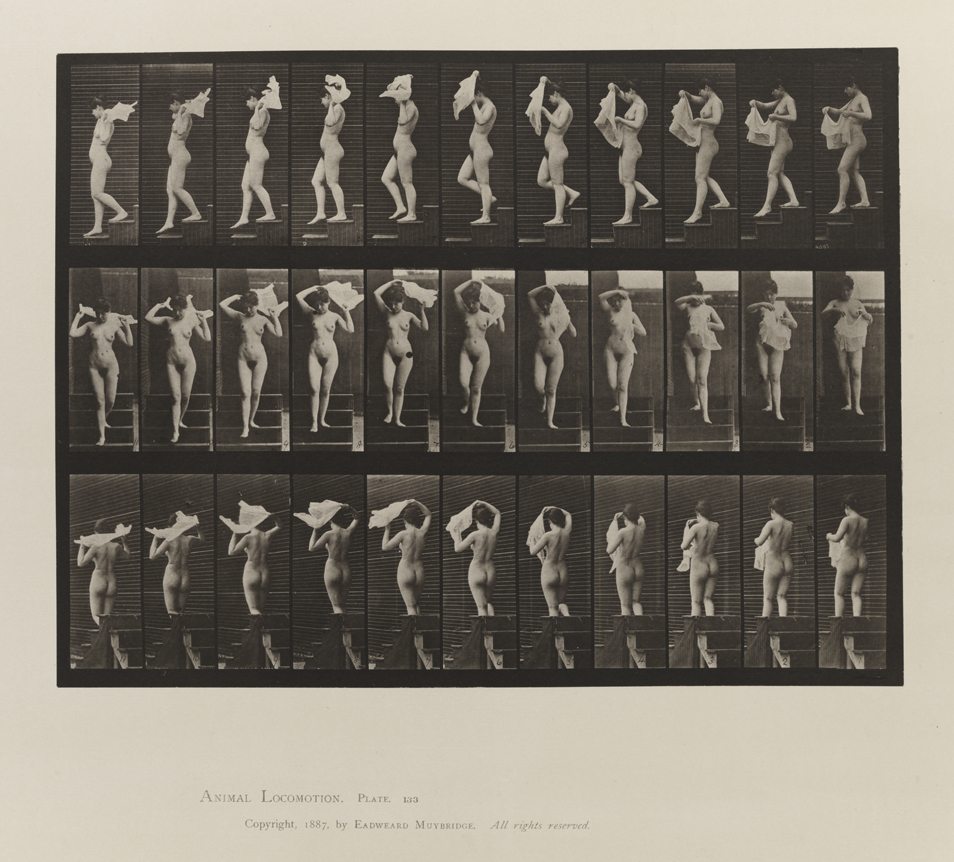 Animal Locomotion, Volume III, Women (Nude). Plate 133