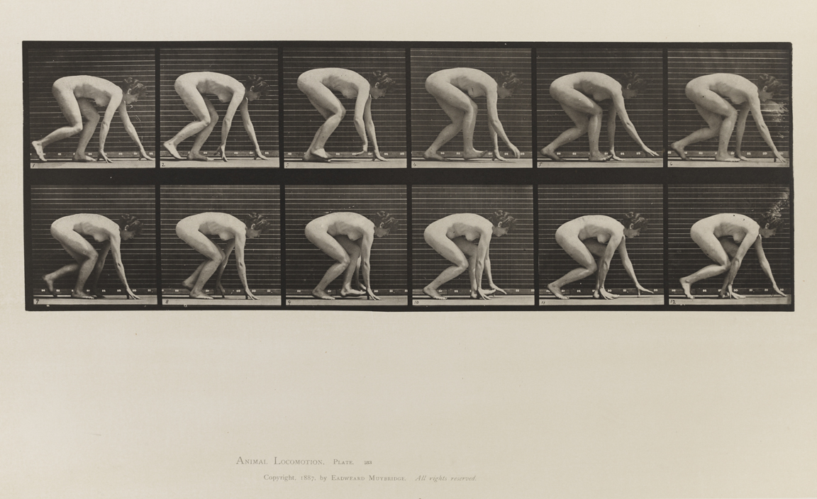 Animal Locomotion, Volume III, Women (Nude). Plate 183