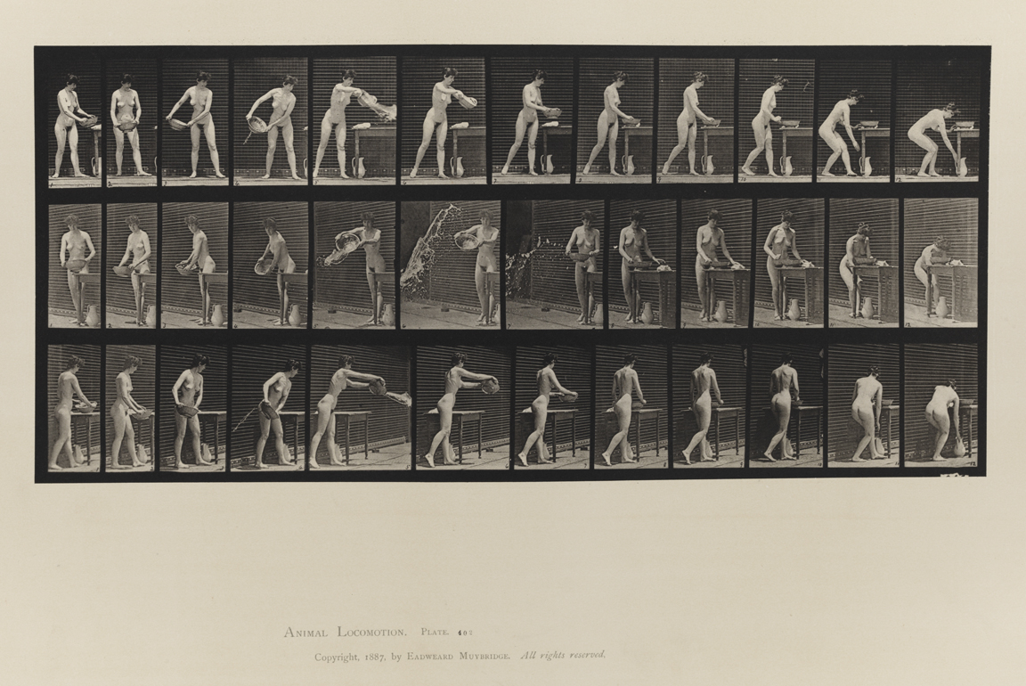 Animal Locomotion, Volume IV, Women (Nude). Plate 402