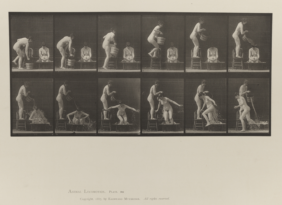 Animal Locomotion, Volume IV, Women (Nude). Plate 406