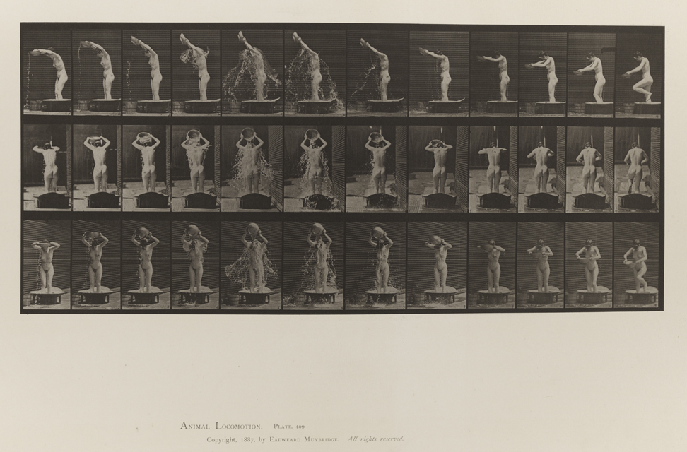 Animal Locomotion, Volume IV, Women (Nude). Plate 409
