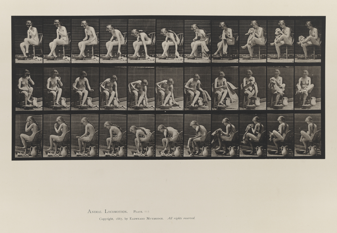 Animal Locomotion, Volume IV, Women (Nude). Plate 411