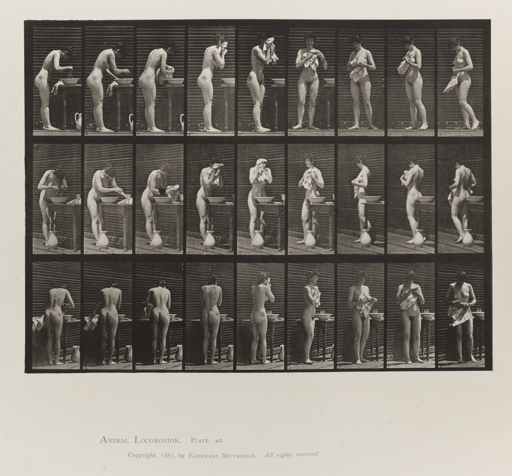 Animal Locomotion, Volume IV, Women (Nude). Plate 412