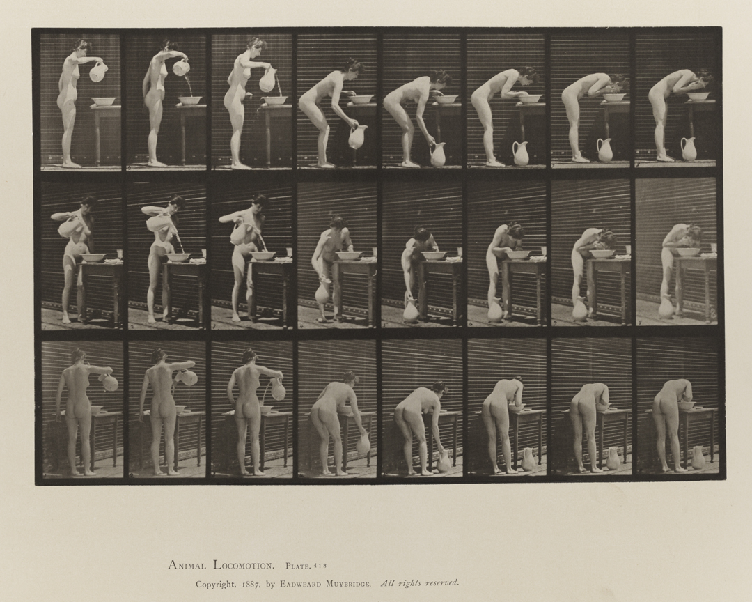 Animal Locomotion, Volume IV, Women (Nude). Plate 413