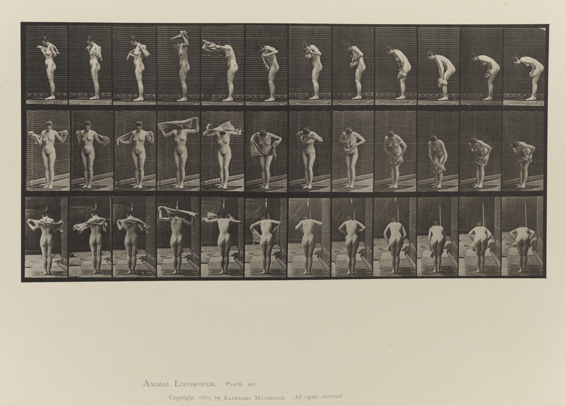 Animal Locomotion, Volume IV, Women (Nude). Plate 414