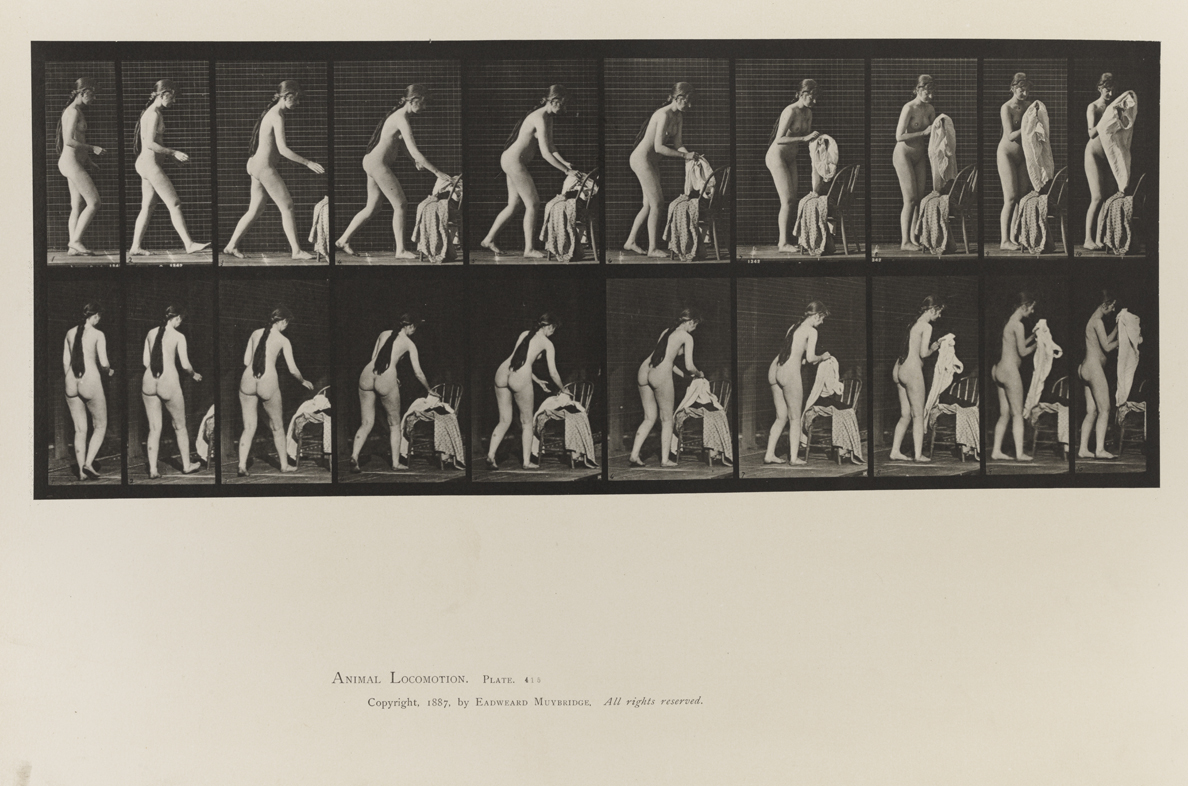 Animal Locomotion, Volume IV, Women (Nude). Plate 415