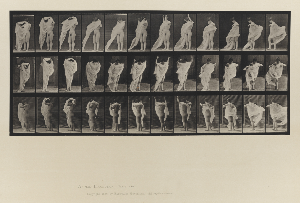 Animal Locomotion, Volume IV, Women (Nude). Plate 416
