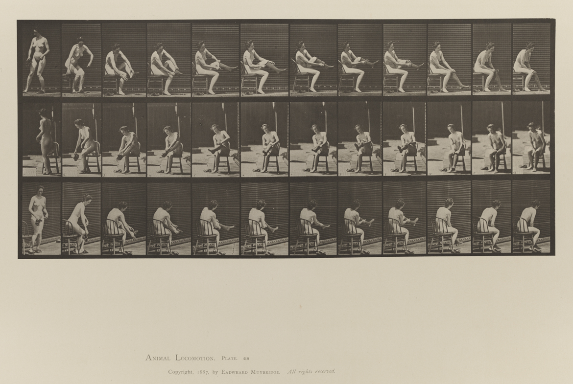 Animal Locomotion, Volume IV, Women (Nude). Plate 418
