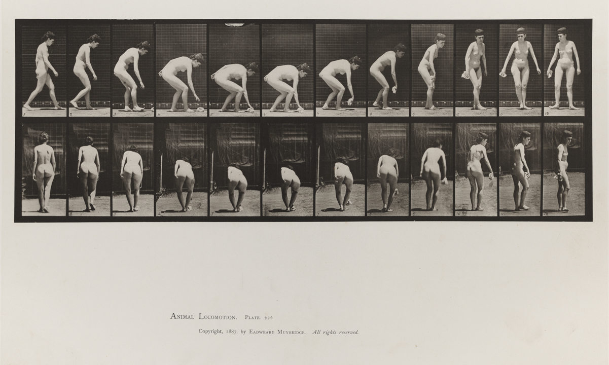 Animal Locomotion, Volume IV, Women (Nude). Plate 220