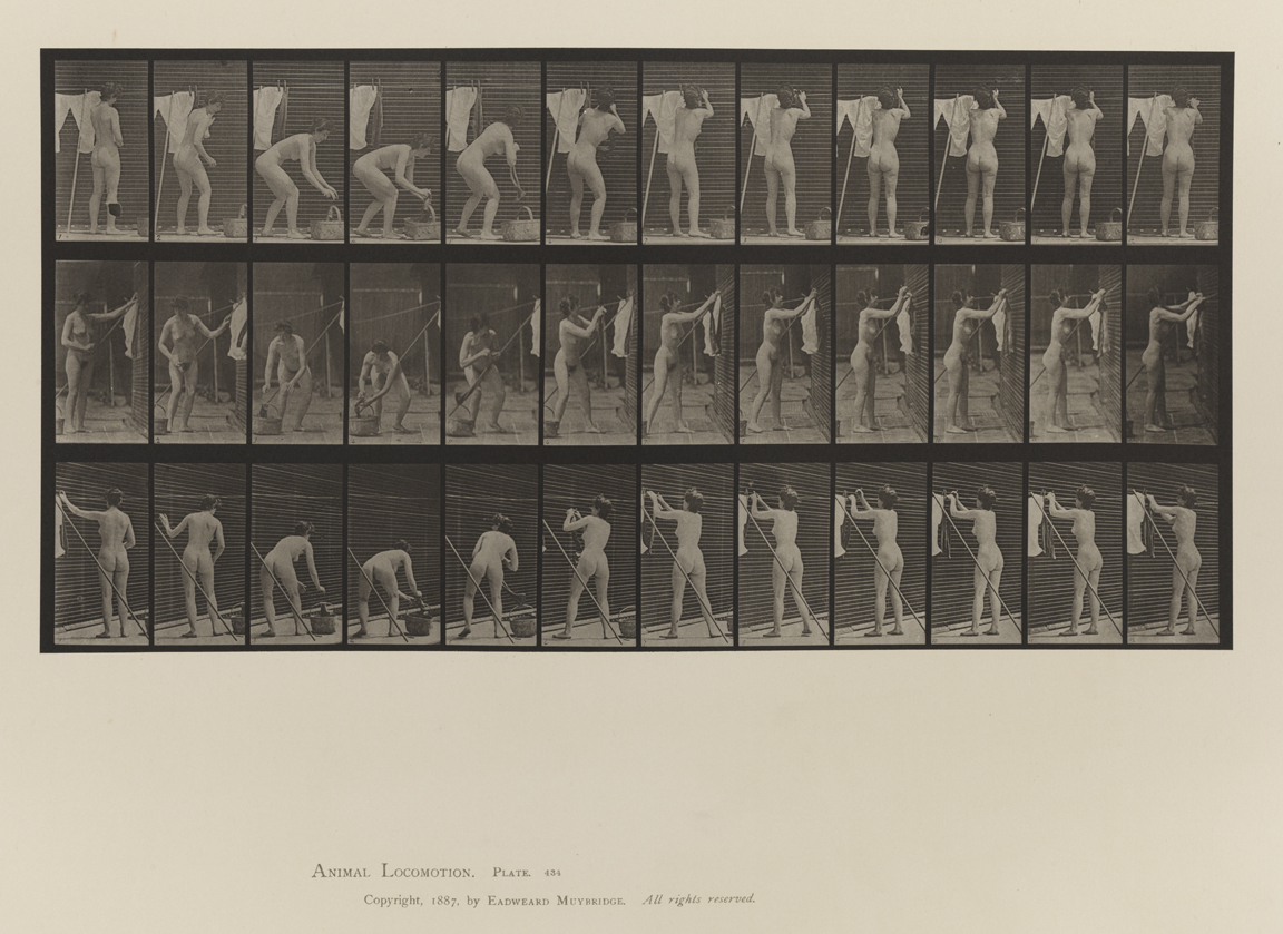 Animal Locomotion, Volume IV, Women (Nude). Plate 434