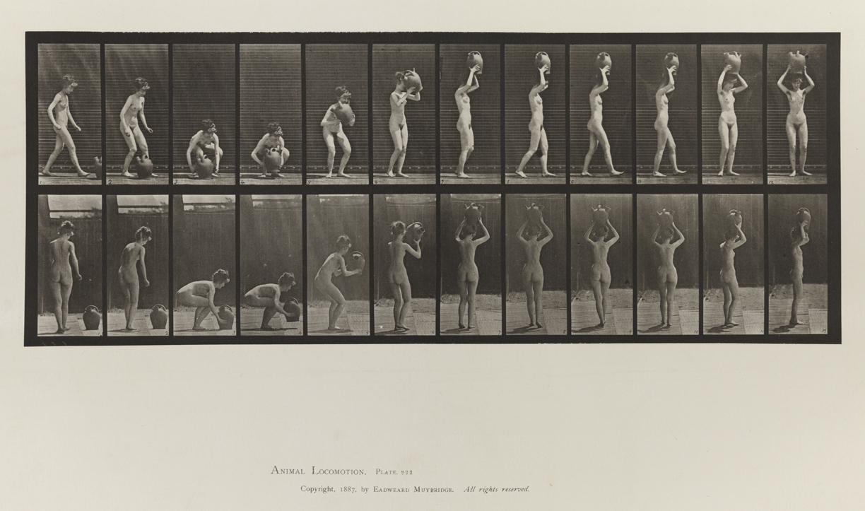 Animal Locomotion, Volume IV, Women (Nude). Plate 222
