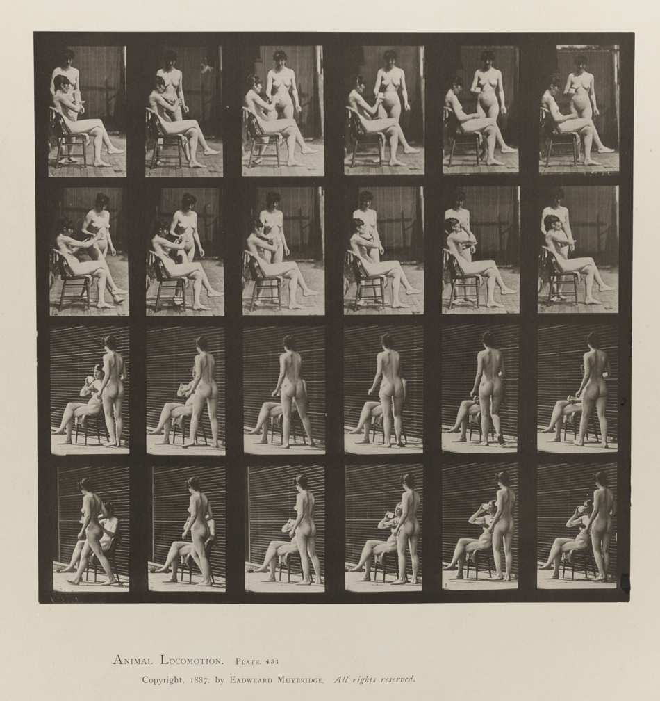 Animal Locomotion, Volume IV, Women (Nude). Plate 451