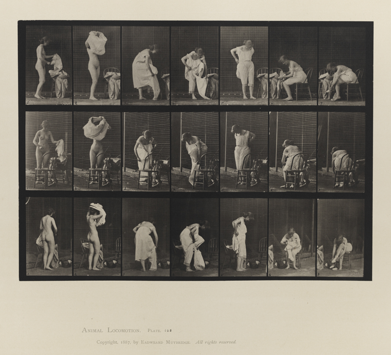 Animal Locomotion, Volume IV, Women (Nude). Plate 493