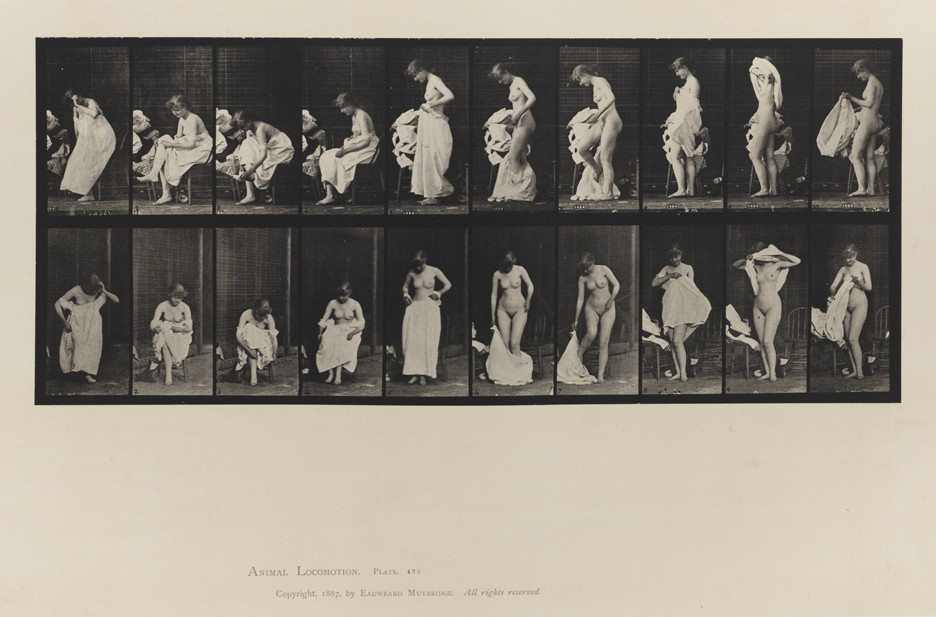 Animal Locomotion, Volume IV, Women (Nude). Plate 498