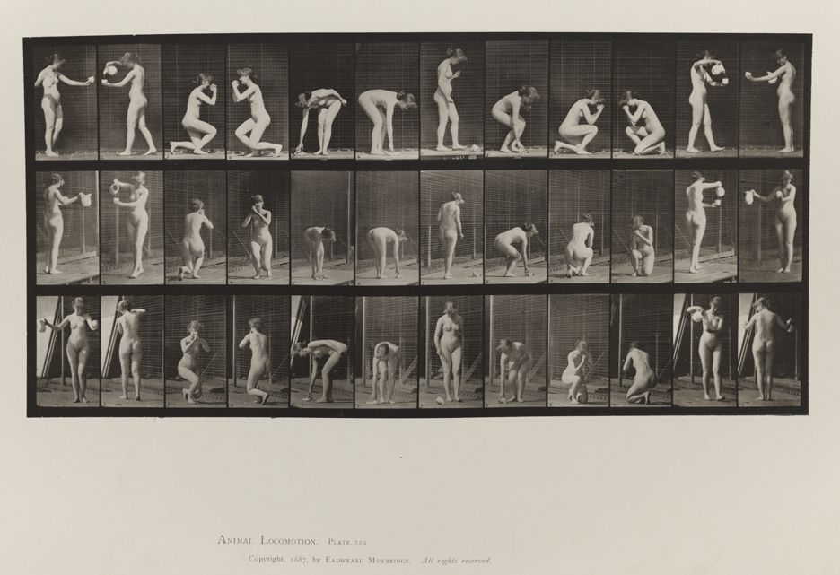 Animal Locomotion, Volume IV, Women (Nude). Plate 501