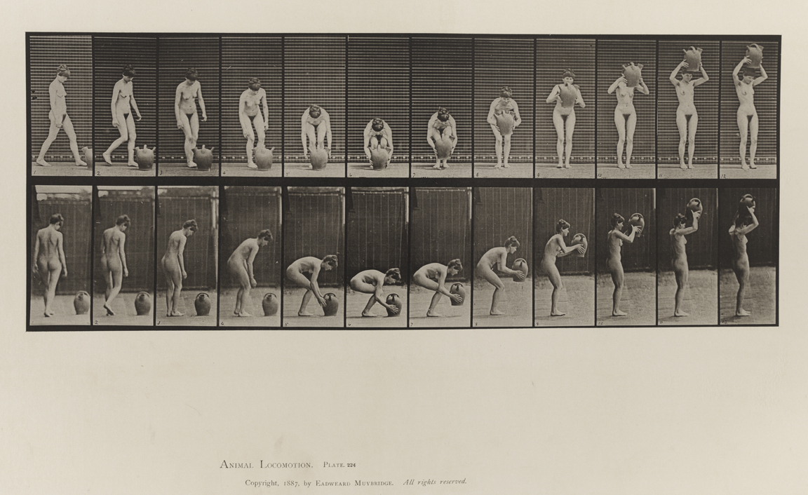 Animal Locomotion, Volume IV, Women (Nude). Plate 224