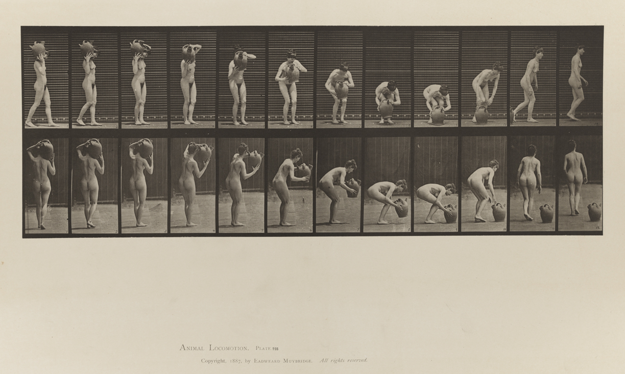 Animal Locomotion, Volume IV, Women (Nude). Plate 225