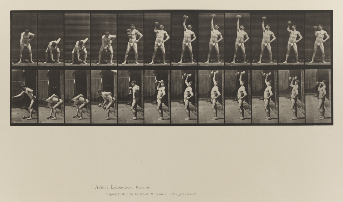 Animal Locomotion, Volume V, Men (Pelvis Cloth). Plate 320