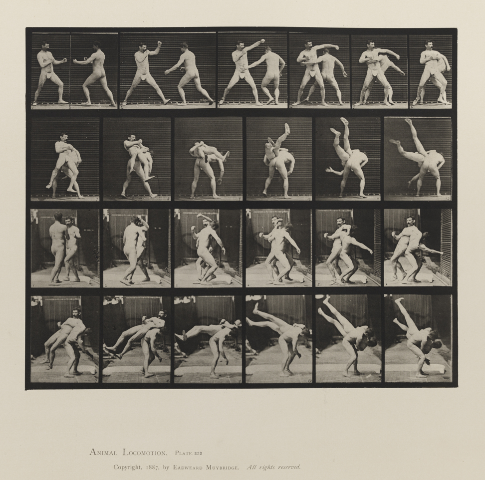 Animal Locomotion, Volume V, Men (Pelvis Cloth). Plate 332