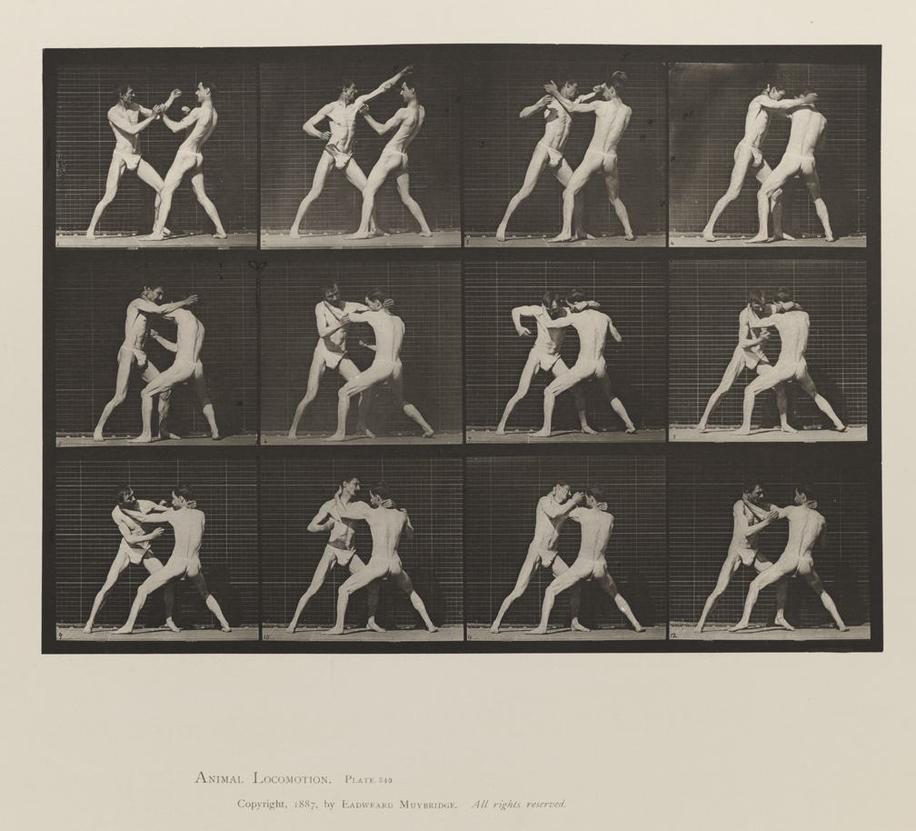 Animal Locomotion, Volume V, Men (Pelvis Cloth). Plate 340