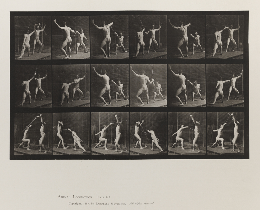 Animal Locomotion, Volume V, Men (Pelvis Cloth). Plate 350