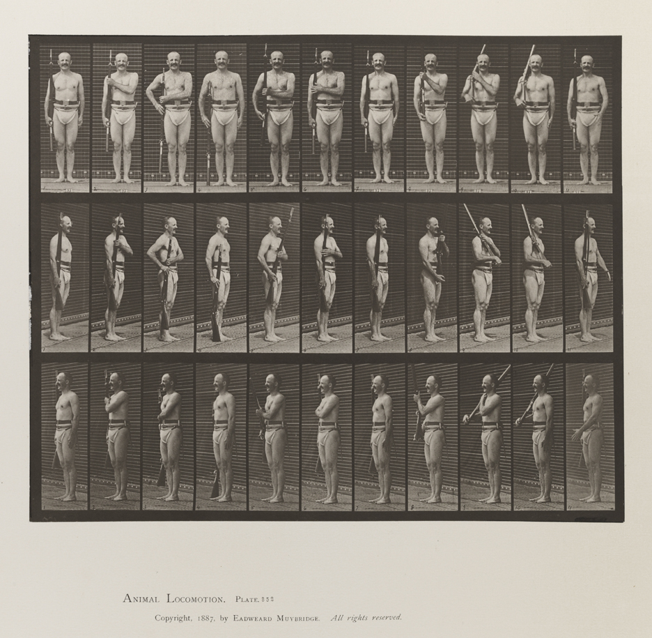Animal Locomotion, Volume V, Men (Pelvis Cloth). Plate 352