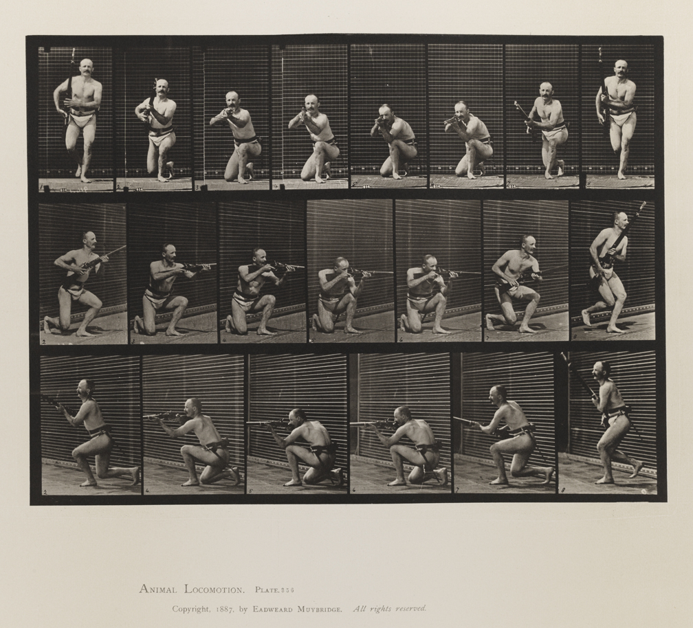 Animal Locomotion, Volume V, Men (Pelvis Cloth). Plate 356