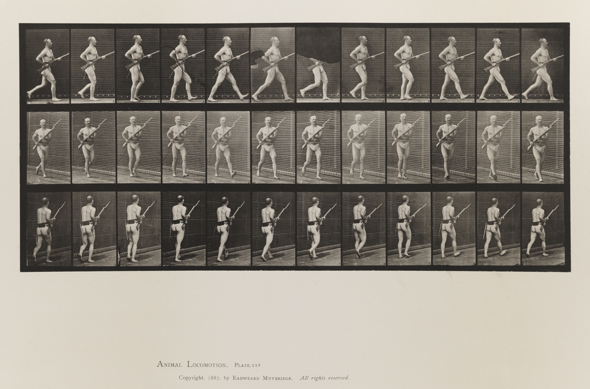 Animal Locomotion, Volume V, Men (Pelvis Cloth). Plate 359