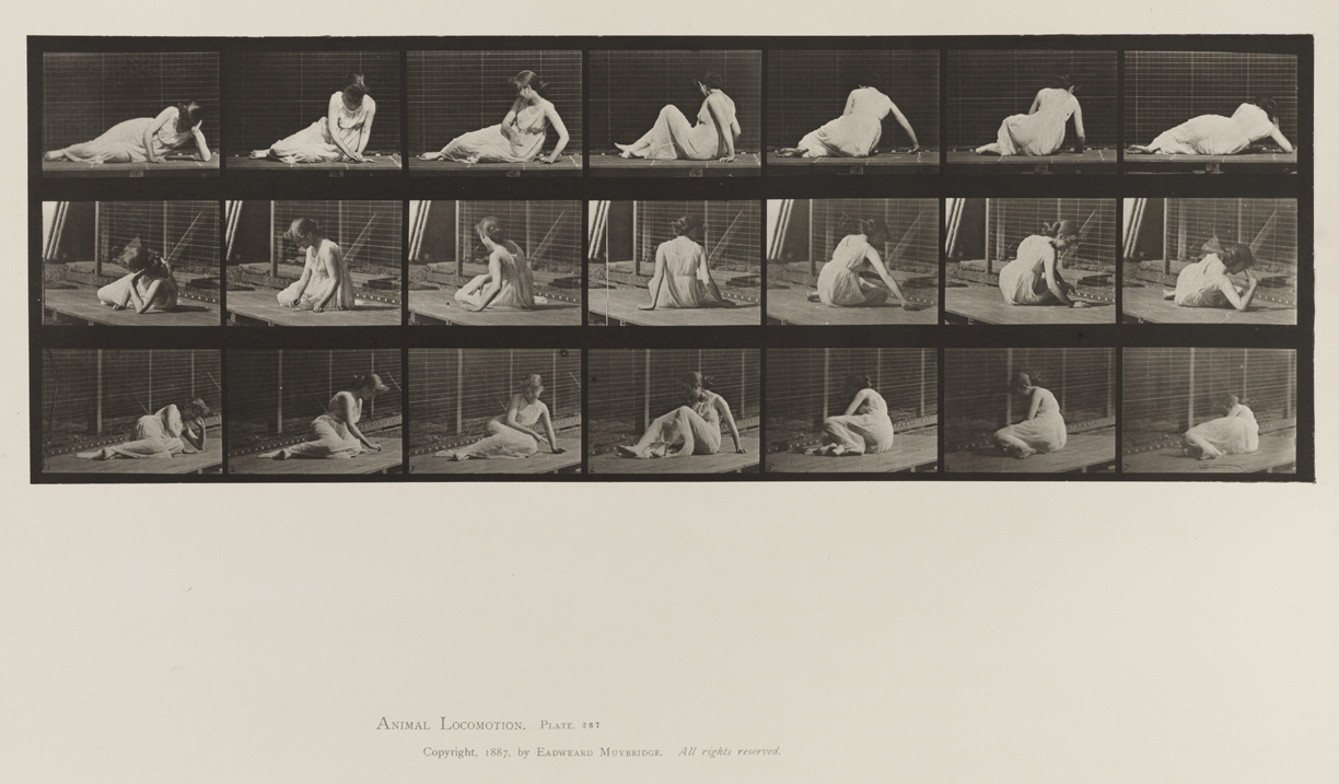 Animal Locomotion, Volume VI, Women (Semi-Nude and Transparent Drapery) and Children. Plate 267