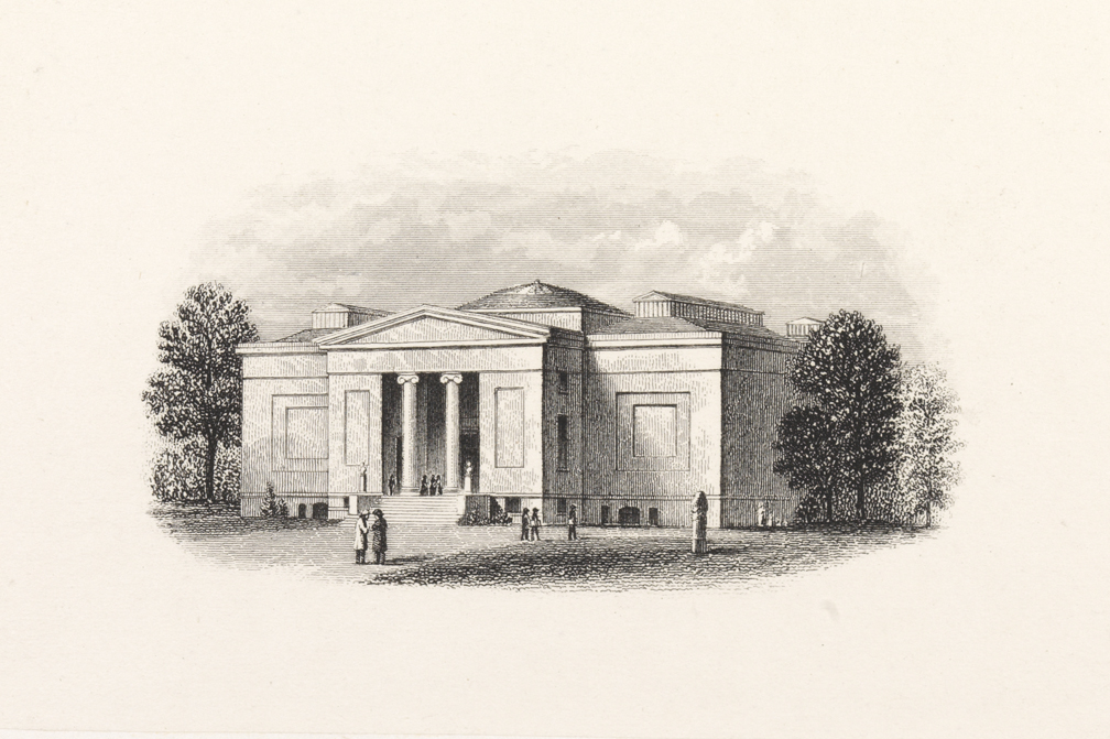 [The Pennsylvania Academy of the Fine Arts: The second building at 10th and Chestnut Streets]