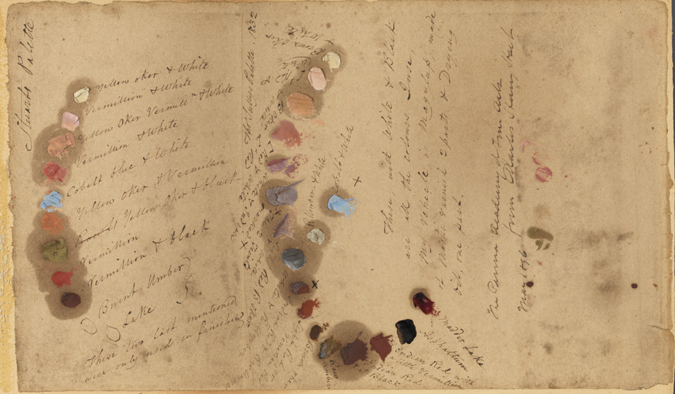 Replica of Gilbert Stuart's Palette/ Palette