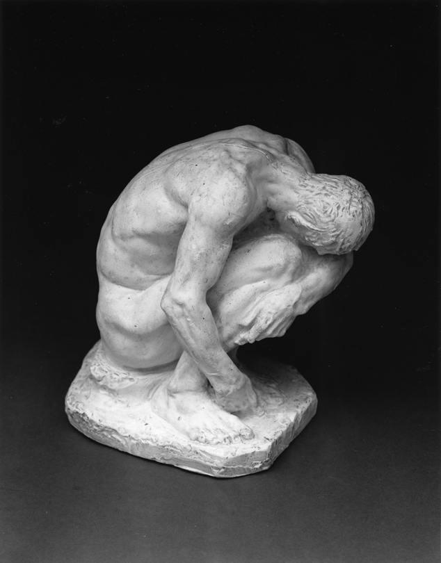 Crouching Statuette of Adam
