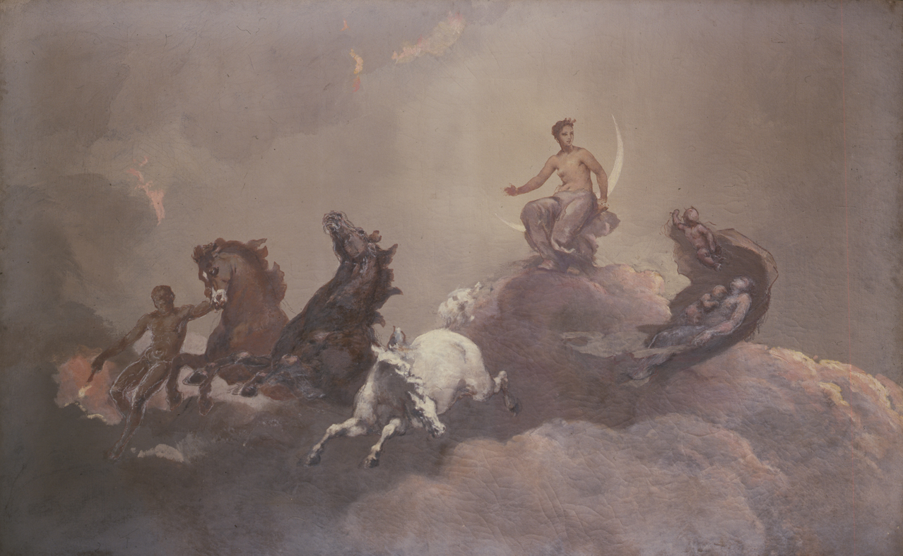 Study for "The Flight of Night" 