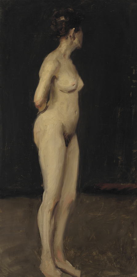 Female Figure Study  (side view)