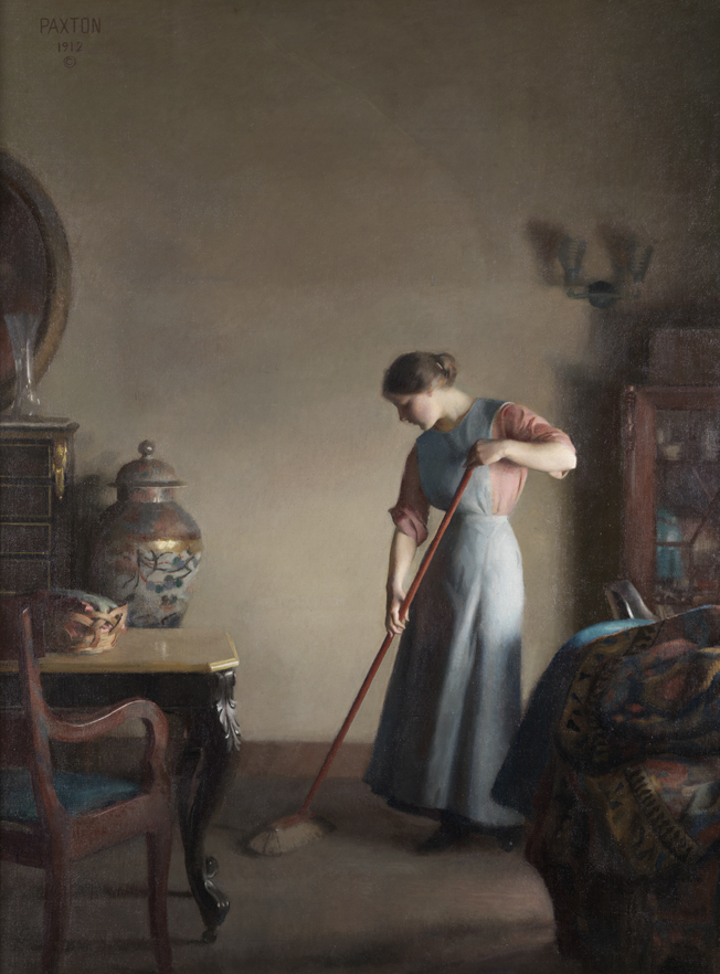 Girl Sweeping