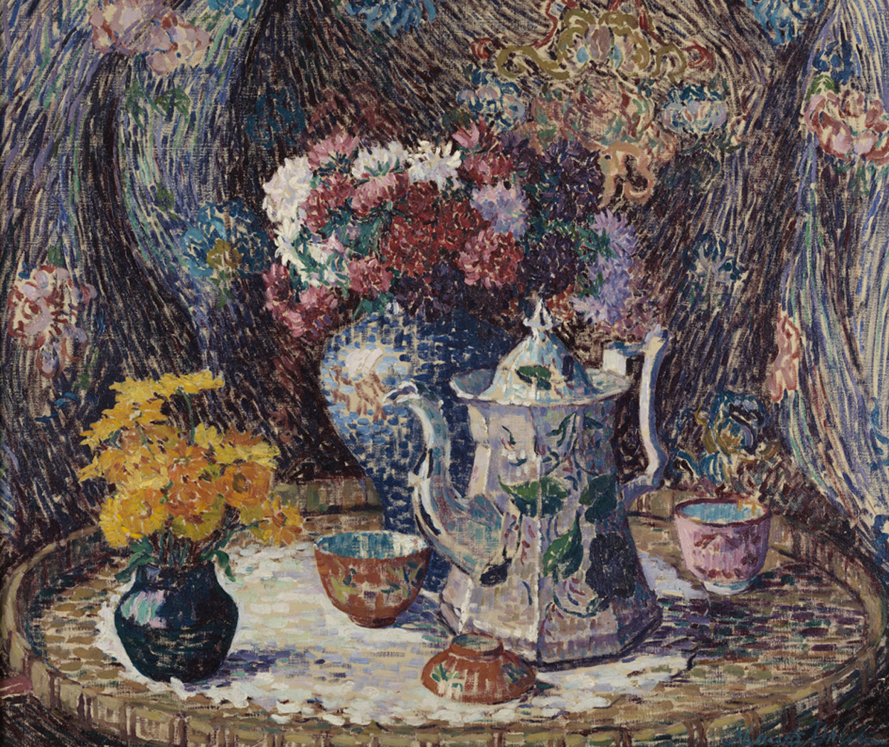 Calendulas and Asters 