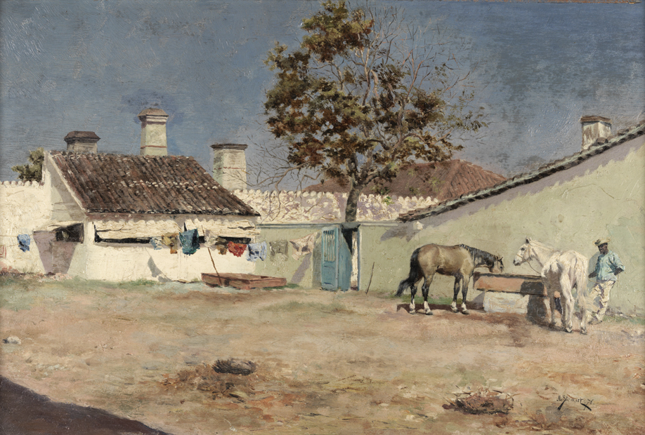 Horse Trough on Cuban Plantation 