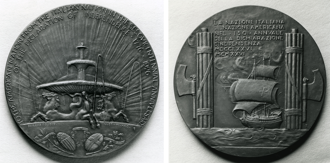 Commemorative Medal of the Inauguration of the Fountain of the Sea Horses
