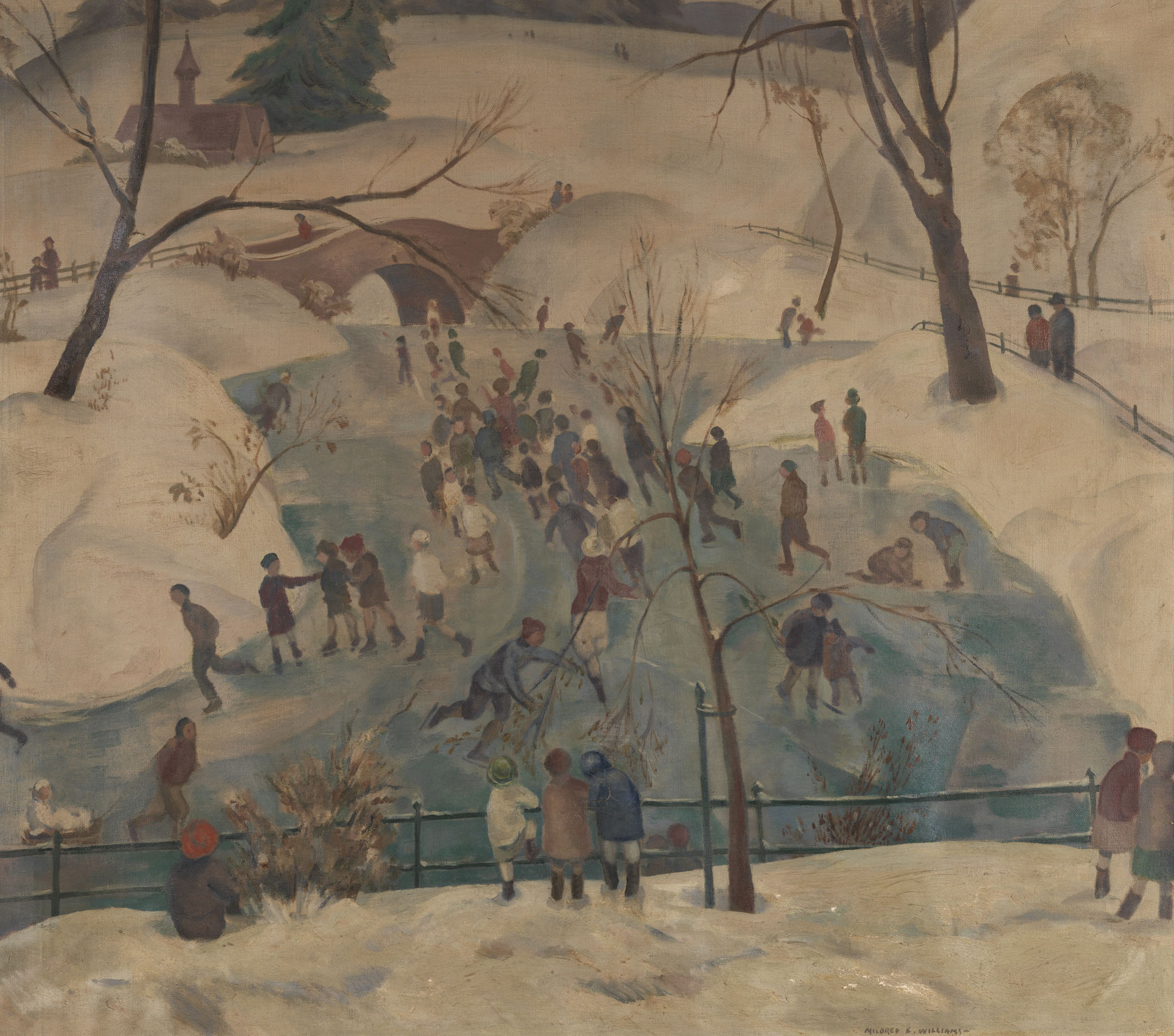 Skating, Central Park 