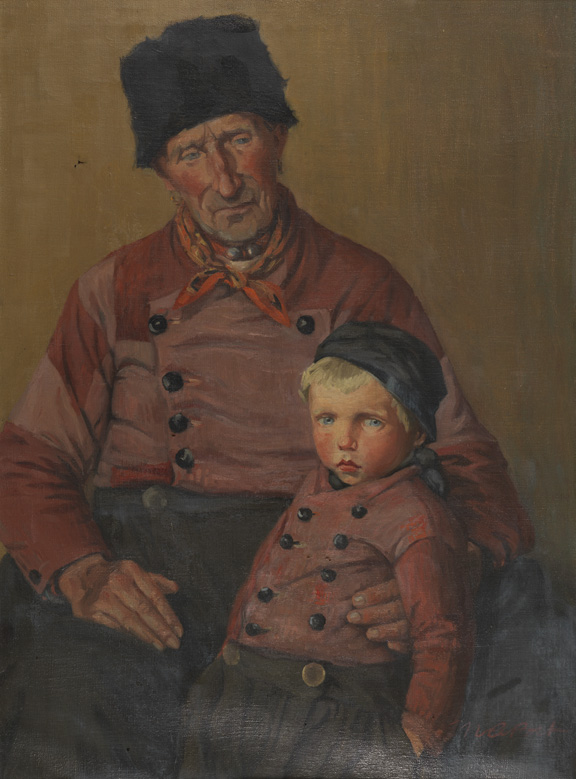 Old Fisherman and His Grandson 