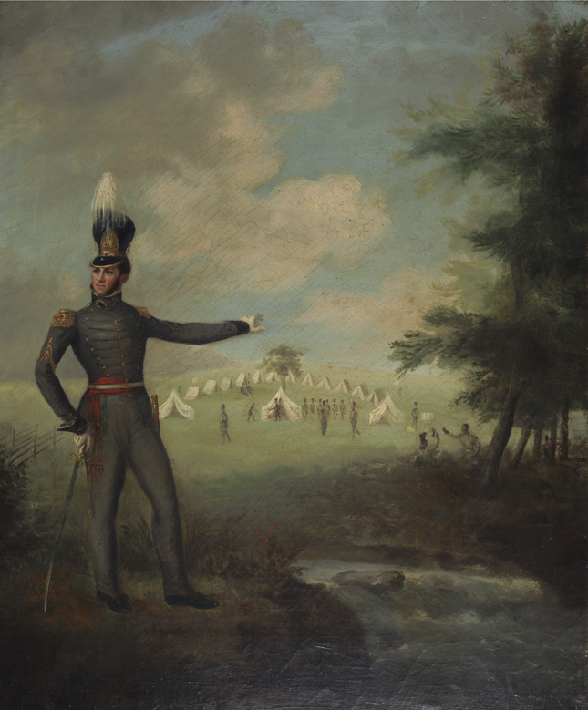 The Washington Grays in Camp