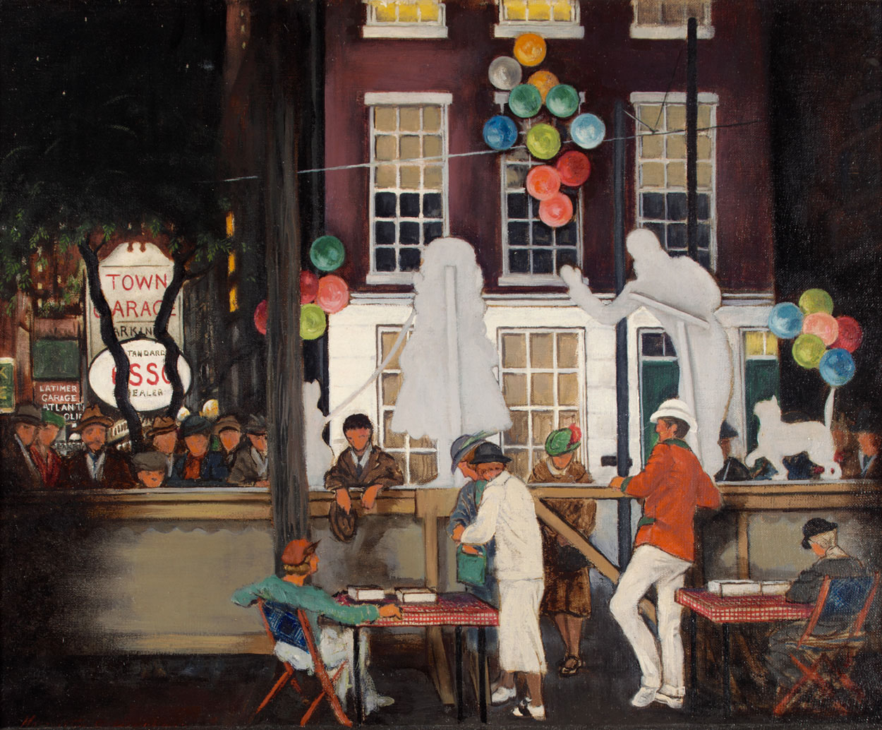 Lark in Latimer Street:  Looking Out #2 