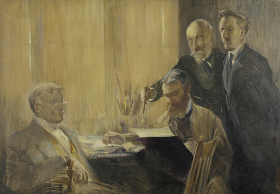 Charles E. Dana, Henry J. Thouron, John M. Hamilton and Herbert Welsh