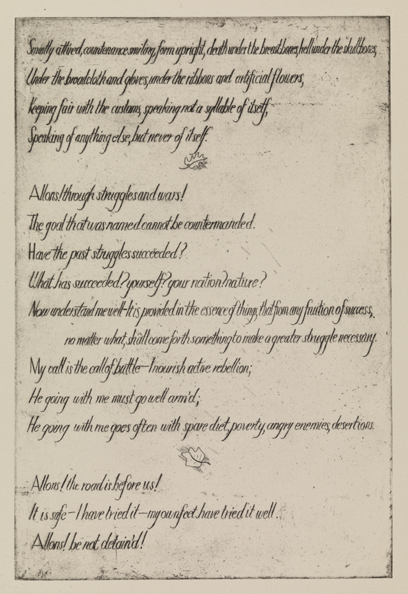 Song of the Open Road ["Smartly attired..."(text plate)]