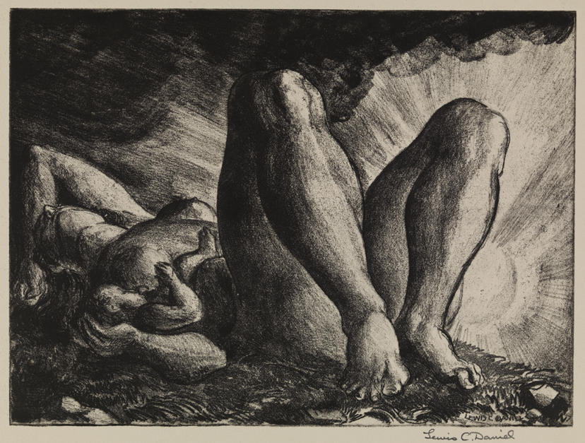 Song of the Open Road [Nude woman and child: "Sunset"(stanza 16)]