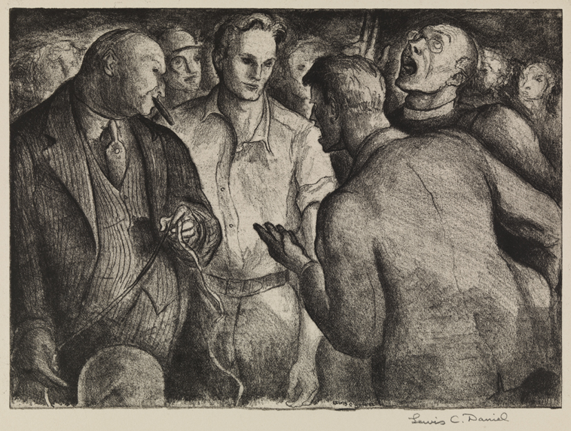 Song of the Open Road [Four men talking: "Listening to others" (stanza 5)]