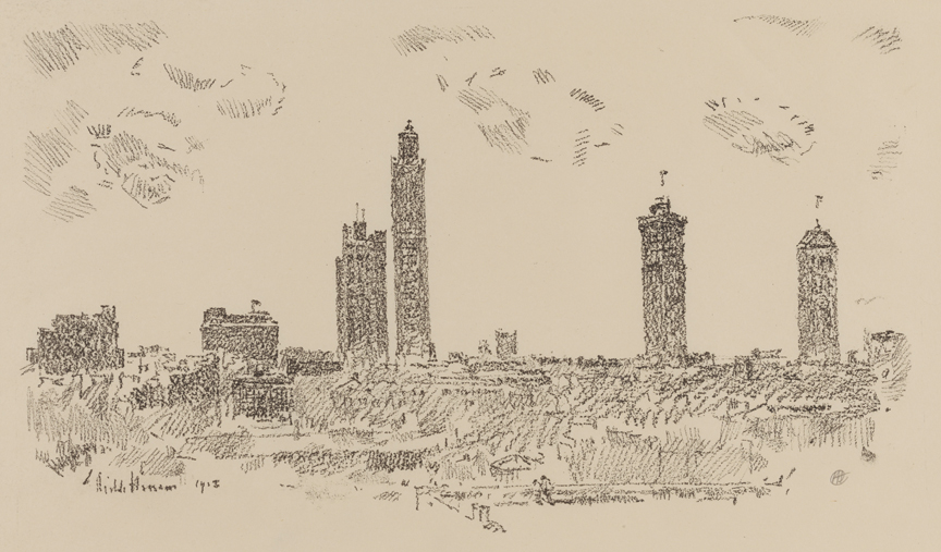 New York Skyline - Dark Buildings